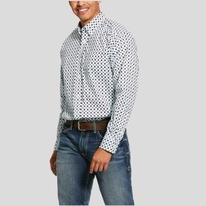 Ariat Kaleb Print Southwest Stretch Classic Button Shirt. XL